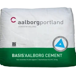 Aalborg Portland basis cement styrke 52,5 N - 25 kg.