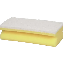 Abenra skuresvamp med slibekorn 7x15 cm hvid