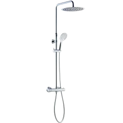 Adora Infigo L-300 termostat brusesæt med håndbruser, 2-spray, krom