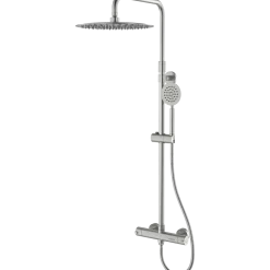 Adora Infigo L-300 termostat brusesæt med håndbruser, 2-spray, rustfrit stål