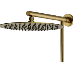 Adora Magna topbruser og termostatsæt Ø300 mm, børstet guld