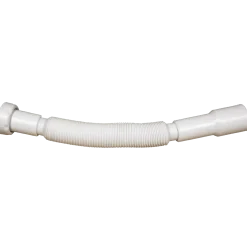 Afløbsslange t/håndvask flexibel 1 1/4"x32 mm hvid