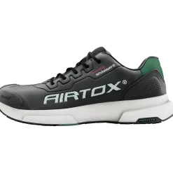 Airtox FL4 sikkerhedssko sort/militærgrønt str. 45