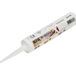 Alfix M-Silicon 300 ml brilliant hvid