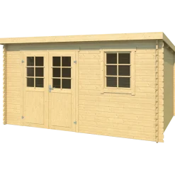 Amira 230 hytte med dobbeltdør og vindue, 8,4 m²