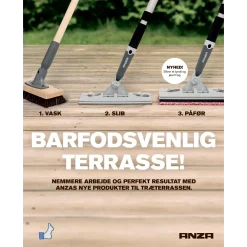 Anza terrasseværktøj 2-i-1 230x80x170 mm
