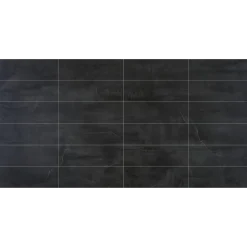 Berryalloc kitchenwall 2,2x600x1200 mm sort fløjl - 10x30 cm flise