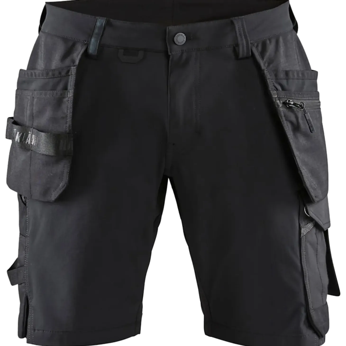 Blåklæder håndværker shorts 4-vejs stretch sort/mørk grå str. C56