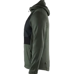 Blåklæder hættetrøje Full Zip efterårsgrøn/sort str. XL