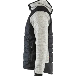 Blåklæder hybrid jakke gråmeleret/sort str. 2XL