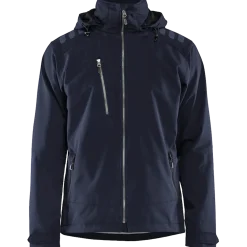 Blåklæder softshell jakke mørk marineblå/sort str. XL