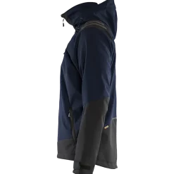 Blåklæder softshell jakke mørk marineblå/sort str. XL