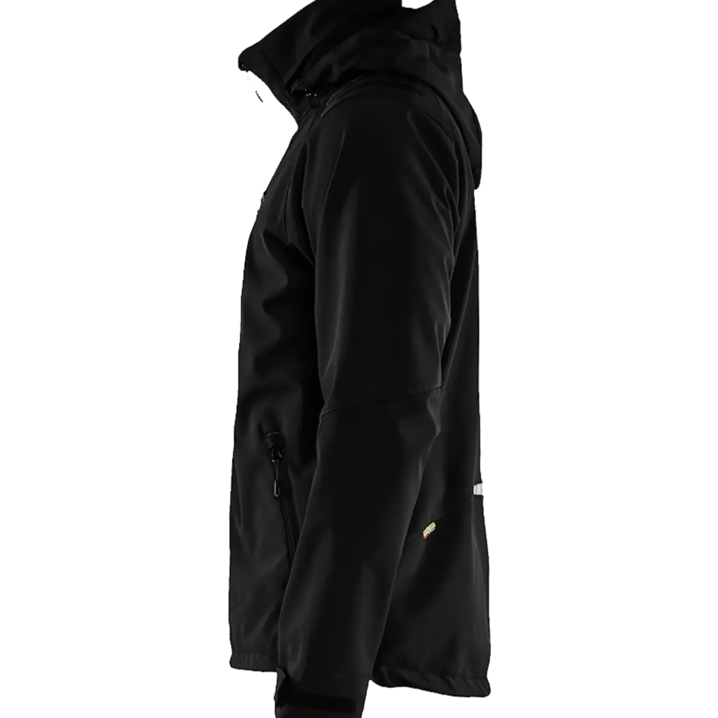 Blåklæder softshell jakke sort/rød str. 2XL