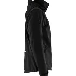 Blåklæder softshell jakke sort/rød str. 2XL