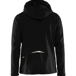 Blåklæder softshell jakke sort/rød str. 2XL