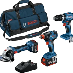 Bosch akkusæt 18V 2x 5.0Ah GSB 18V-45/GDX18V-200/GWS18V-7