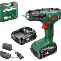 Bosch Easy Drill 18V-40 bore-/skruemaskine 2x2.0 Ah batteri og lader