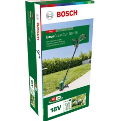 Bosch Easy GrassCut 18V-26 græstrimmer 1x2.5 Ah batteri og lader