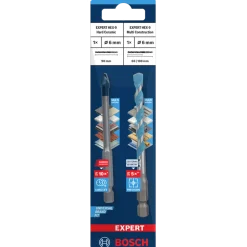 Bosch EXPERT HEX-9 Hard Ceramic + HEX-9 Multi Construction bor, 6 mm