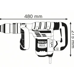 Bosch GSH 5 CE slaghammer SDS-max 230V