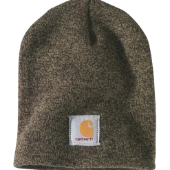 Carhartt hue acrylic knit hat - Military Olive/Black
