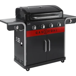 Char-Broil Gas2Coal 2.0 440 - hybridgrill (gasgrill/kulgrill) med 4 brændere