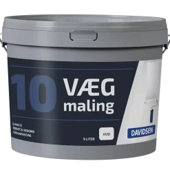 Davidsen vægmaling 10 hvid 9 L