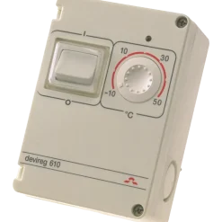 DEVIreg 610 termostat IP44 10 A 2-pol