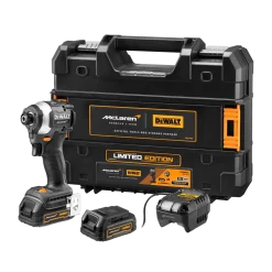 DeWALT DCF85ME2GT-QW 18V XR slagskruetrækker Mclaren edition 2x 1.7 Ah PS-batterier og lader