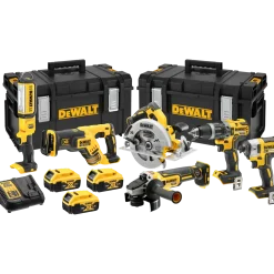 DeWALT DCK623P3-QW 6 pak elværktøj med 3x5.0 Ah batterier