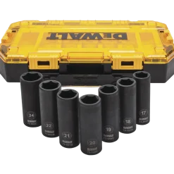 DeWALT DWMT74737 slagtoppe 1/2" sæt 7 dele
