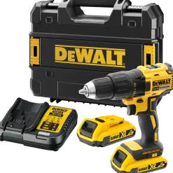 DeWALT 18V XR kompakt skruemaskine inkl. 2 x 1,5 Ah batterier
