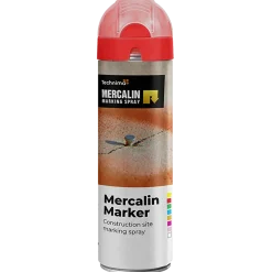 DVA mercalin mærkespray fluo 500 ml rød