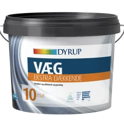 Dyrup vægmaling ekstra dækkende 10 hvid 0,75 L