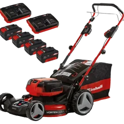 Einhell GE-CM 36/47 4x18V plæneklipper 47 cm 4,0A batteri og lader