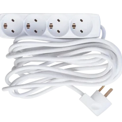 E-Line EDB stikdåse 4-vejs m/jord 5m 3x1,5 mm2