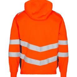 ENGEL Safety sweat cardigan orange/blue ink str. 2XL
