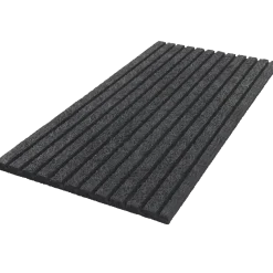 Fibrotech Barcode Multifin akustikplade 25x600x1200 mm sort