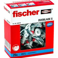 Fischer DuoBlade S gipspladedyvel m/skrue 25 stk