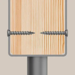 Fischer stolpesko skrue 7x50 mm, 50 stk