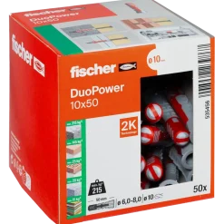 Fischer universaldybel duopower 10x50 DIY 50 stk