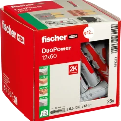 Fischer universaldybel duopower 12x60 25 stk