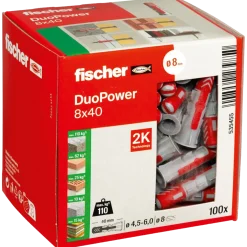 Fischer universaldybel duopower 8x40 DIY 100 stk