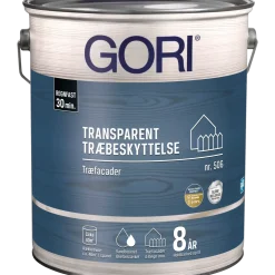 GORI 506 transparent træbeskyttelse farveløs 5 L