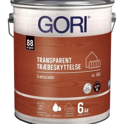 GORI 505 transparent træbeskyttelse ibenholt 2,5 L
