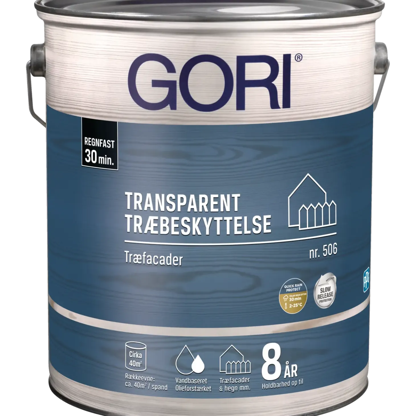 GORI 506 transparent træbeskyttelse ibenholt 5 L