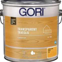 GORI 109 transparent træolie lærketræ 5 L