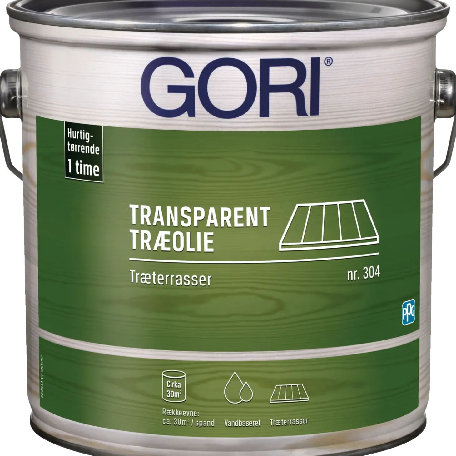 GORI 304 transparent træolie træterrasse farveløs 2,5 L