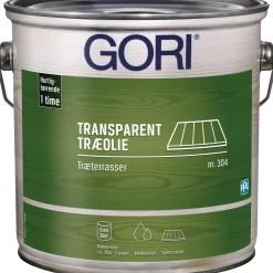 GORI 304 transparent træolie træterrasser nyatoh 5 L