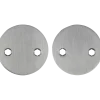 Jasa blindskilt Ø52 mm 2 mm massiv rustfri stål sæt á 2 stk